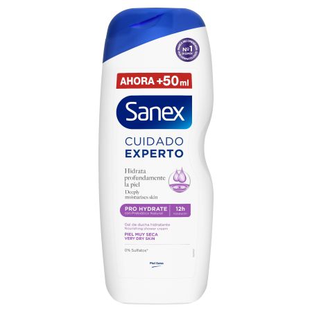 Sanex Biome Protect Dermo Pro Hydrate Gel De Ducha Gel de ducha hidratación natural refuerza las defensas naturales de la piel