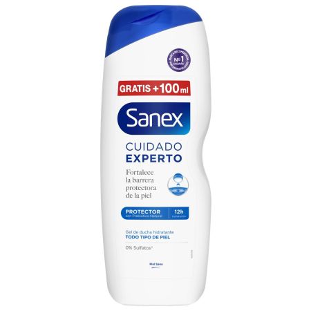 Sanex Cuidado Experto Gel De Ducha Protector Formato Especial Gel de ducha hidratante limpia suavemente y fortalece la barrera protectora de la piel 700ml