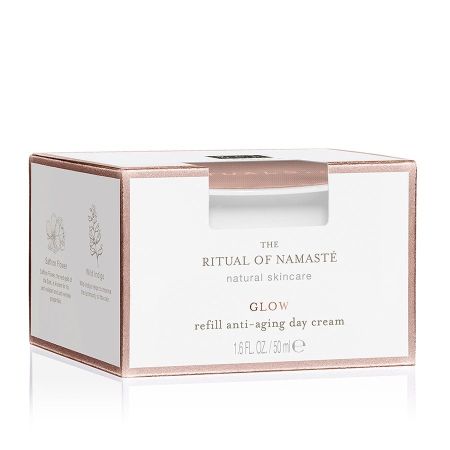 Rituals The Ritual Of Namaste Glow Refill Anti-Aging Day Cream Crema de día antiedad y reparadora con bakuchiol reduce arrugas y líneas 50 ml