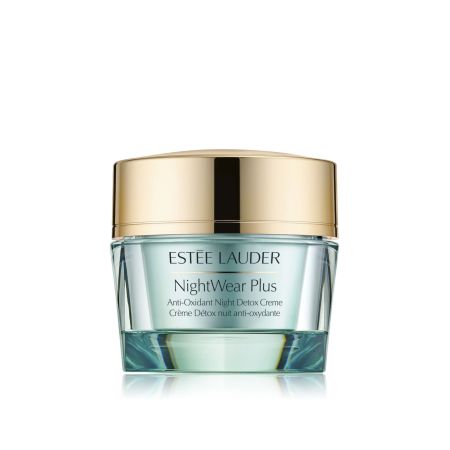 Estee Lauder Nightwear Plus Anti-Oxidant Night Detox Creme Crema de noche antioxidante ligera hidrata y perveene el envejecimiento 50 ml